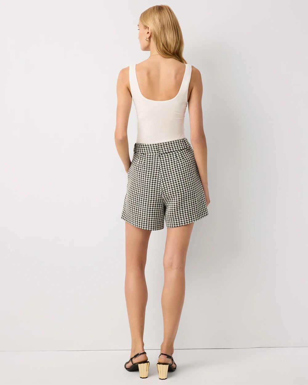 Houndstooth Tweed Short | White House Black Market